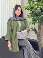 مانتو آستین پاکتی کمند کد 6531 - تصویر 22