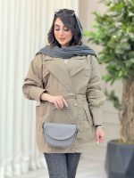 مانتو شش دکمه برش دار کد 6559 - تصویر 12