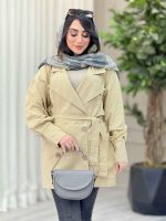 مانتو شش دکمه برش دار کد 6559 - تصویر 11