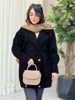 مانتو شش دکمه برش دار کد 6559 - تصویر 4