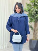 مانتو جلو بسته آستین پاگن رومینا کد 6574 - تصویر 9