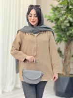 مانتو سه دکمه فریناز کد 6553 - تصویر 24