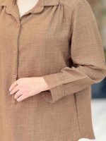 مانتو سه دکمه فریناز کد 6553 - تصویر 14