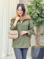 مانتو سه دکمه فریناز کد 6553 - تصویر 5