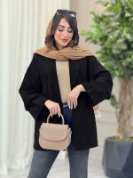 مانتو برش هلالی دو جیب آرزو کد 6579 - تصویر 15