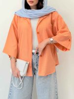 شومیز تک جیب هیلا کد 6588 - تصویر 9