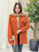 مانتو جیب پاگن برش دار کد 6565 - تصویر 18