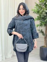 مانتو جلو بسته پرتو کد 6575 - تصویر 12