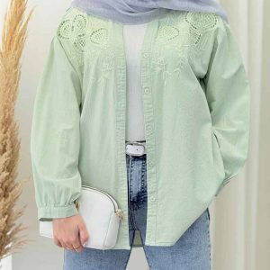 شومیز گلدوزی شیده کد 6590