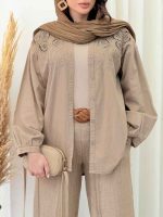 شومیز گلدوزی شیده کد 6590 - تصویر 24