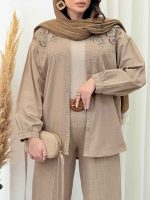 شومیز گلدوزی شیده کد 6590 - تصویر 15