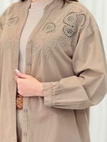شومیز گلدوزی شیده کد 6590 - تصویر 6