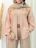 شومیز گلدوزی شیده کد 6590 - تصویر 25