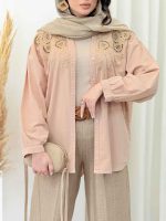 شومیز گلدوزی شیده کد 6590 - تصویر 11