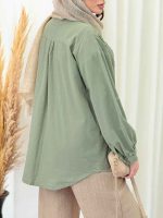 شومیز گلدوزی شیده کد 6590 - تصویر 26
