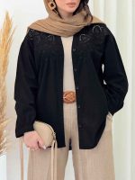 شومیز گلدوزی شیده کد 6590 - تصویر 27