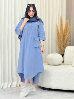 پیراهن جیب پاکتی کیف دار کد 6572 - تصویر 14