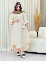 پیراهن جیب پاکتی کیف دار کد 6572 - تصویر 4