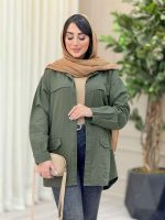 مانتو کتان ژیله دار پشت دکمه کد 6567 - تصویر 21