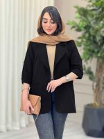 مانتو دو دکمه آینور کد 6596 - تصویر 4
