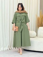 ست شومیز دو جیب پاکتی و دامن کد 6600 - تصویر 7