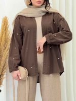 شومیز قلبی رزالین کد 6581 - تصویر 4