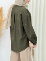 شومیز قلبی رزالین کد 6581 - تصویر 11