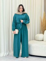 ست شومیز گره ای و اورال کد 6604 - تصویر 14