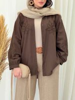 شومیز گلدوزی دلوان کد 6608 - تصویر 13