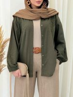 شومیز گلدوزی دلوان کد 6608 - تصویر 11