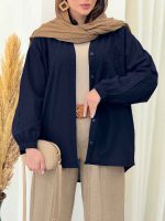 شومیز گلدوزی دلوان کد 6608 - تصویر 24