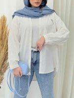 شومیز گلدوزی دلوان کد 6608 - تصویر 21