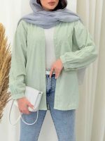 شومیز گلدوزی دلوان کد 6608 - تصویر 14