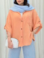 شومیز تک جیب رامونا کد 6610 - تصویر 12