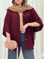 شومیز تک جیب رامونا کد 6610 - تصویر 23