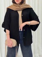 شومیز تک جیب رامونا کد 6610 - تصویر 22