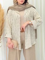 شومیز تک جیب تندیس کد 6587 - تصویر 2