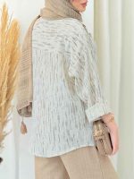شومیز تک جیب تندیس کد 6587 - تصویر 8