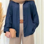 شومیز پشت پیله نیلوفر کد 6551