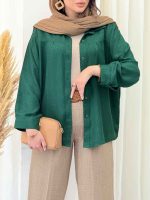 شومیز پشت پیله نیلوفر کد 6551 - تصویر 2