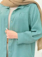 شومیز پشت پیله نیلوفر کد 6551 - تصویر 10