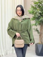 مانتو کمرگت سرجیب دو دکمه کد 6566 - تصویر 17