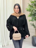 مانتو کمرگت سرجیب دو دکمه کد 6566 - تصویر 20
