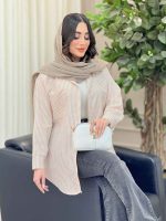 مانتو راه راه تک جیب کد 6538 - تصویر 9