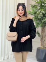 شومیز پیله دار آستین کش کد 6534 - تصویر 15