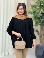 شومیز پیله دار آستین کش کد 6534 - تصویر 8