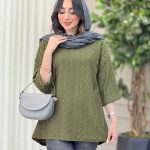 شومیز جلو بسته مهرنوش کد 6402