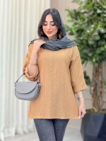 شومیز جلو بسته مهرنوش کد 6402 - تصویر 14
