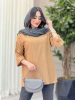 شومیز جلو بسته مهرنوش کد 6402 - تصویر 12