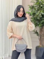 شومیز جلو بسته مهرنوش کد 6402 - تصویر 2